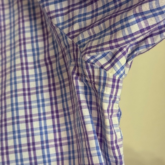 BOSS Hugo Boss SHARP Fit Button Up Long Sleeve Collared Shirt, 16 34/35 - Picture 8 of 8